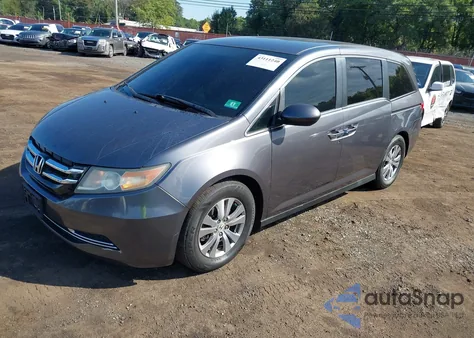 2016 Honda Odyssey Ex from USA, damaged, VIN 5FNRL5H47GB068116